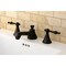 Kingston Brass KS4475NL 8" Widespread Bathroom Faucet, Oil Rubbed Bronze KS4475NL - alternate 3